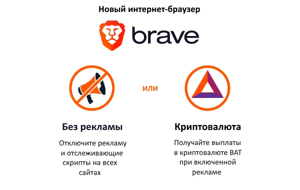 💵 Браузер Brave платит токены BAT